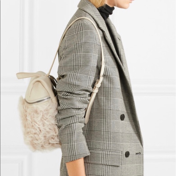 🔹KARA Shearling Small Backpack - Picture 2 of 8